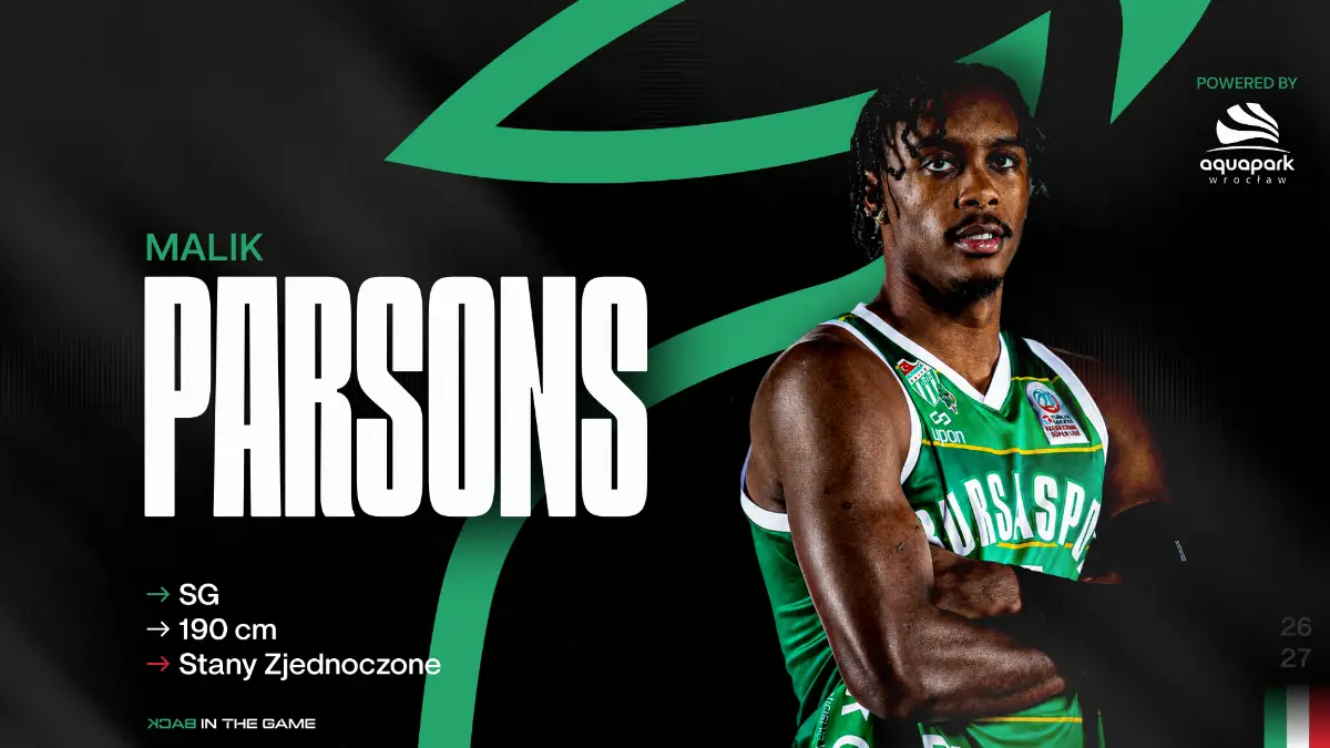Malik Parsons pierwszym zagranicznym nabytkiem na sezon 2026/27