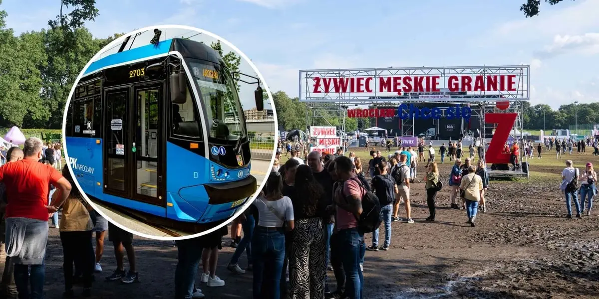 Dodatkowe tramwaje na Męskie Granie we Wrocławiu ułatwią nocny powrót z koncertów