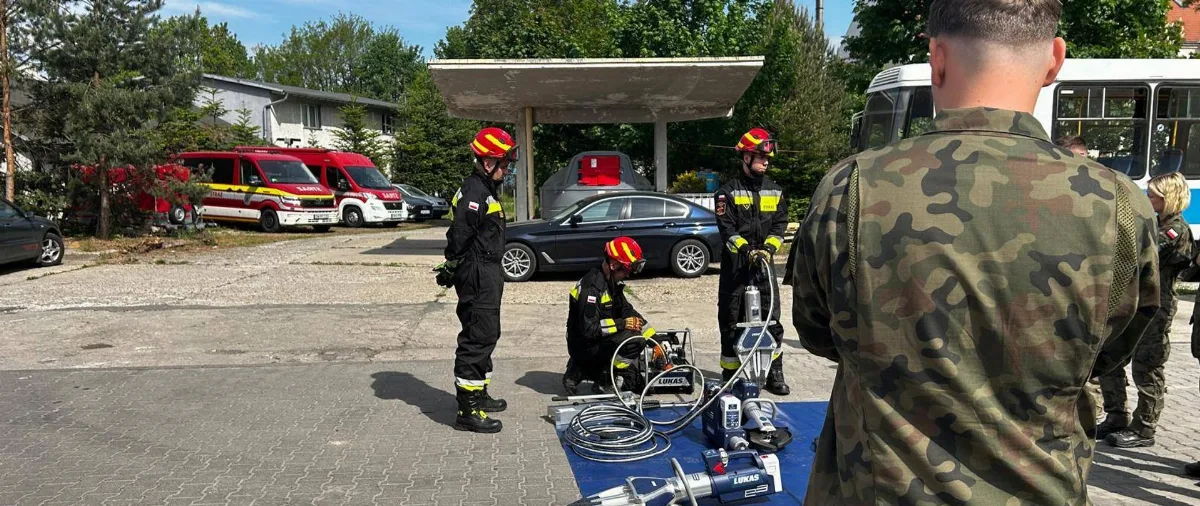 Szkolenie dla podchorążych Akademii Wojsk Lądowych we Wrocławiu