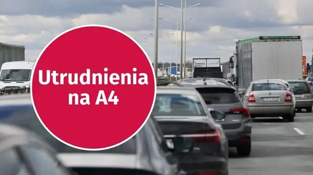 Utrudnienia na A4 w kierunku Wrocławia – częściowe zablokowanie jezdni