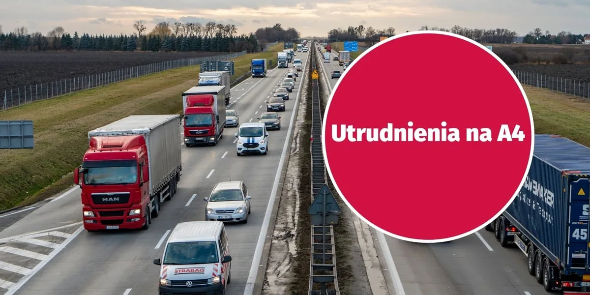 Kolizja trzech pojazdów na A4. Utrudnienia w kierunku Wrocławia zakończone