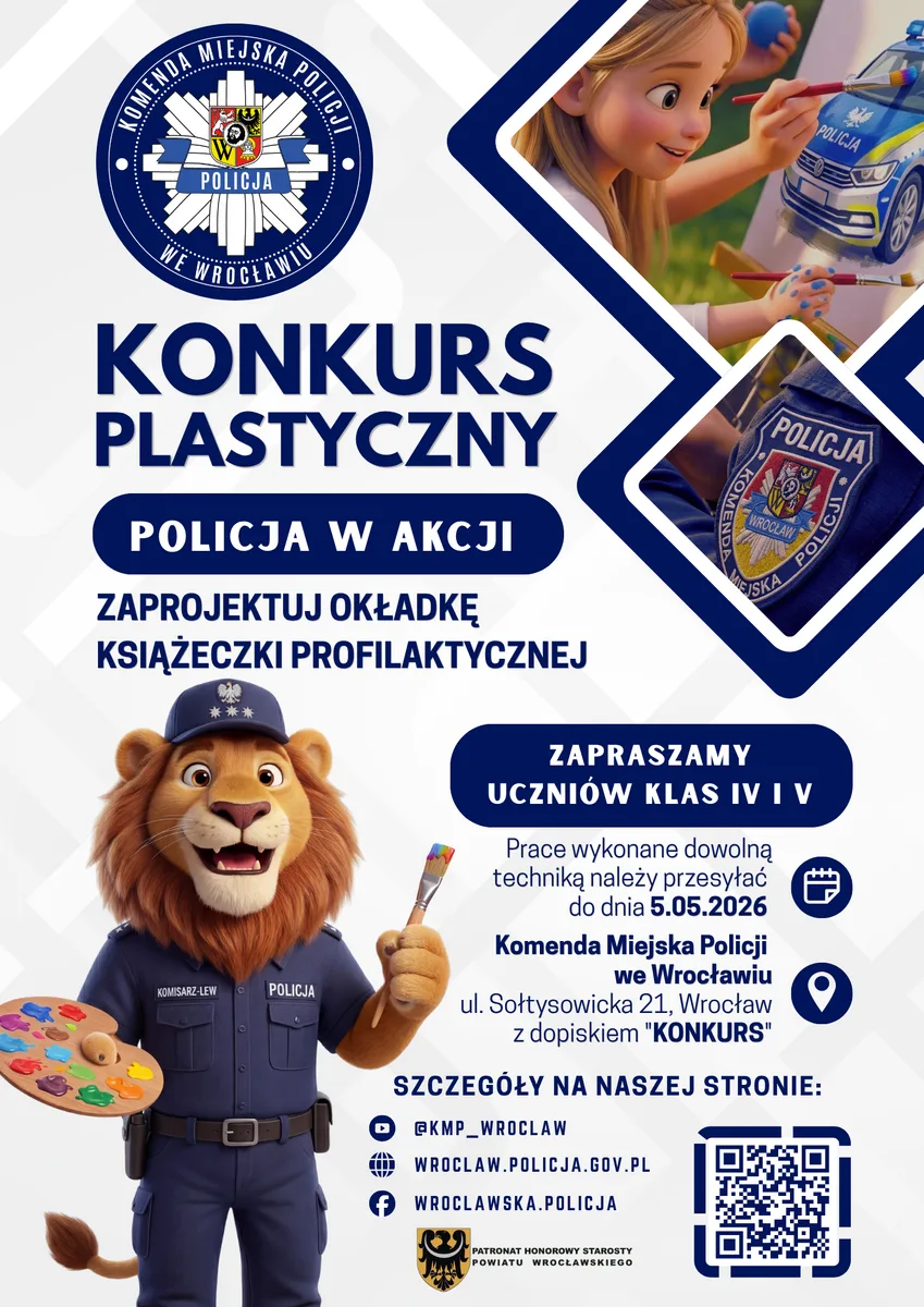 Wyniki konkursu plastycznego „Policja w akcji”
