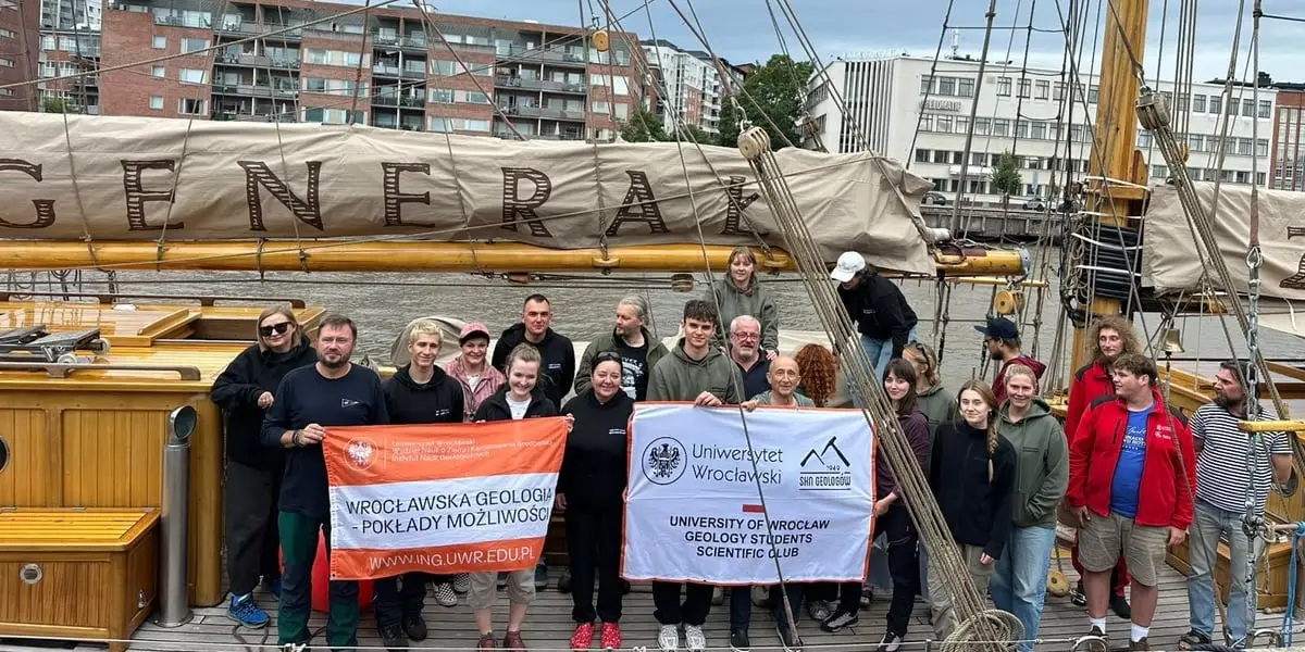 Wrocławscy geolodzy prowadzą badania w Zatoce Botnickiej na żaglowcu