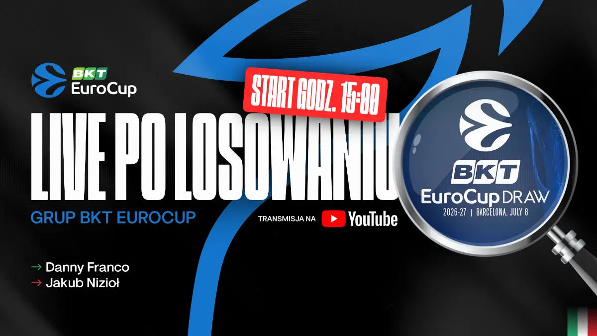 Podsumowanie losowania grup BKT EuroCup 2026/2027 | Wrażenia trenera Franco i Jakuba Nizioła