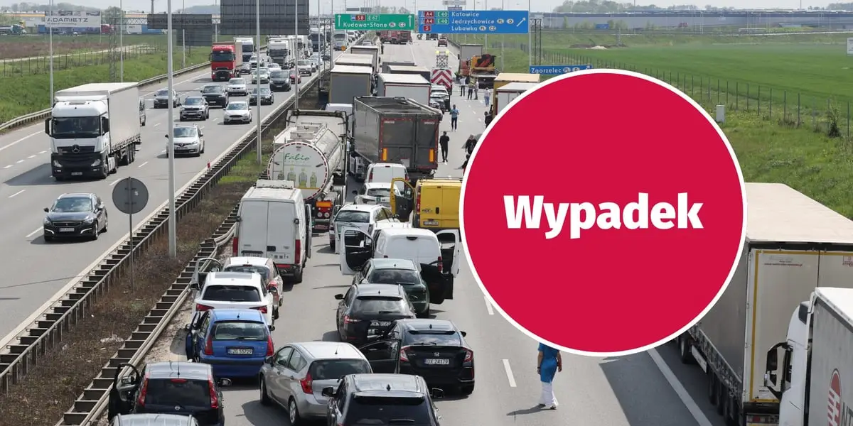 Wypadek na S8 pod Oleśnicą - zablokowana droga w kierunku Wrocławia, wyznaczono objazd