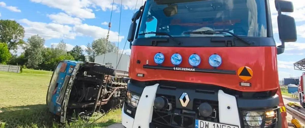 Szkolenie z przemieszczania gabarytów dla strażaków SGRT Wrocław 4
