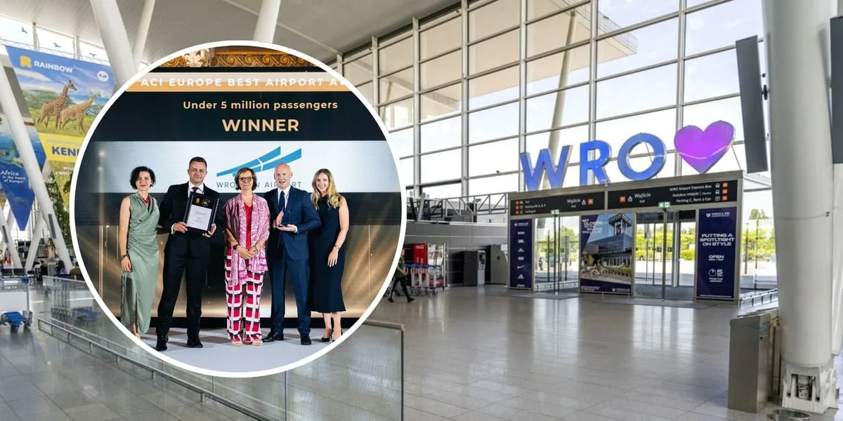 Wrocławskie lotnisko zdobyło nagrodę ACI EUROPE Best Airport Award 2026