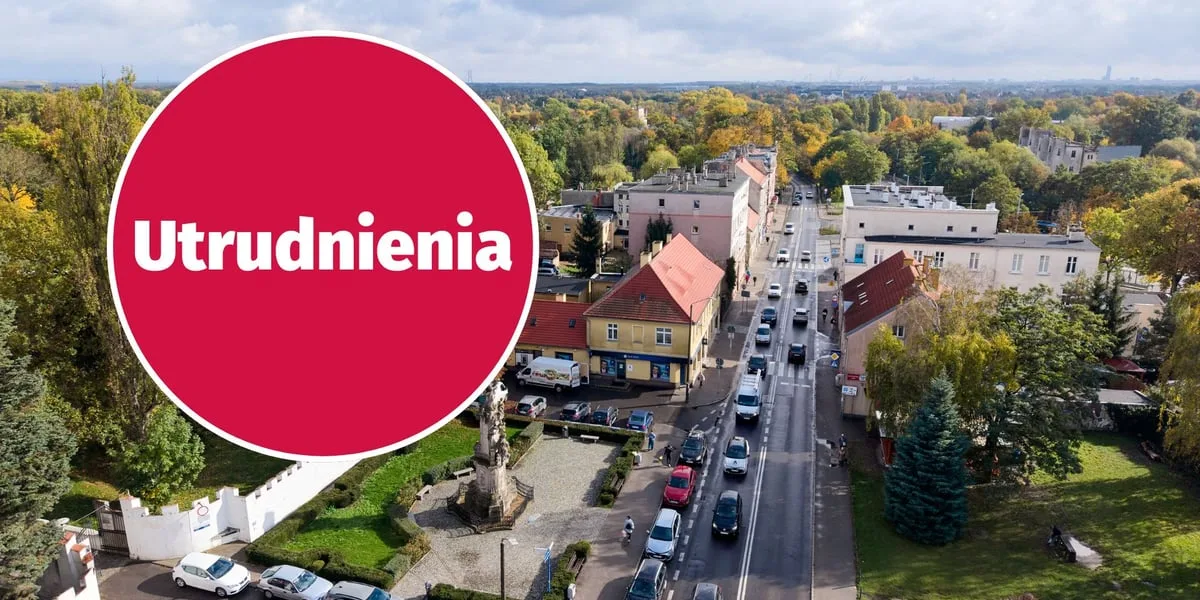 Utrudnienia na ul. Średzkiej przez weekend – zmiany w organizacji ruchu