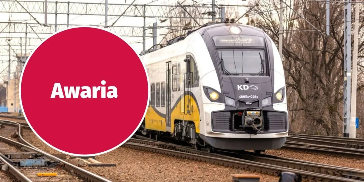 Awaria sieci trakcyjnej w rejonie Wrocławia - odwołania pociągów