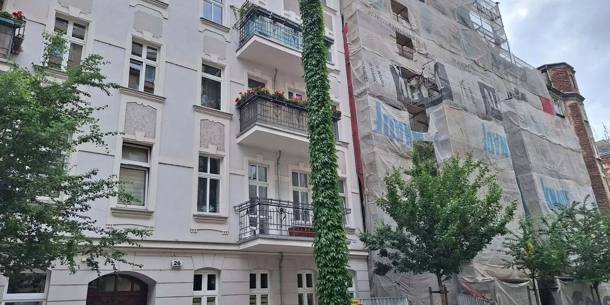 Remont elewacji kamienicy na Ołbinie przy ul. Daszyńskiego 28