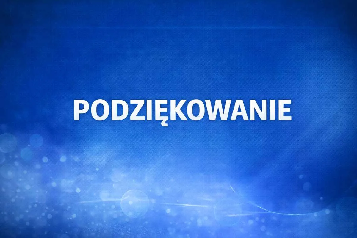 Podziękowania dla post. Faustyny Turoń