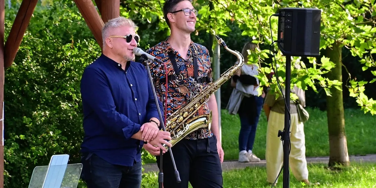 Piknik i koncert na nowym podwórku na Kleczkowie