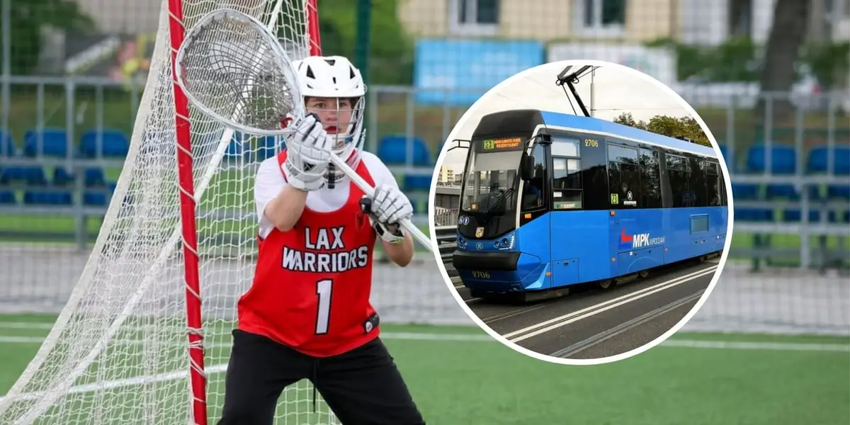 Specjalny tramwaj T4 na mistrzostwa lacrosse pod Halą Stulecia