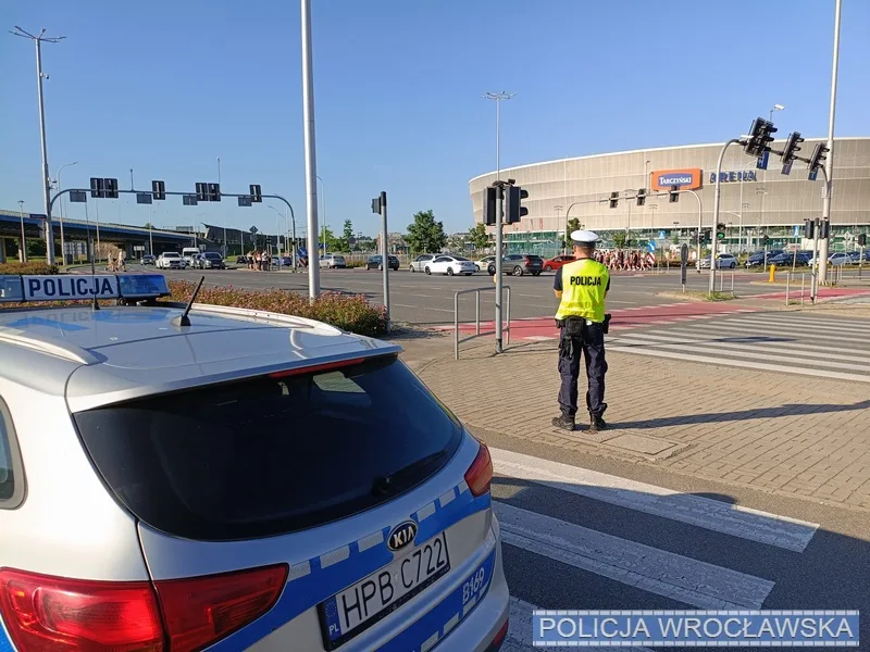 Zabezpieczenie podczas koncertu Sanah i meczu żużlowego we Wrocławiu